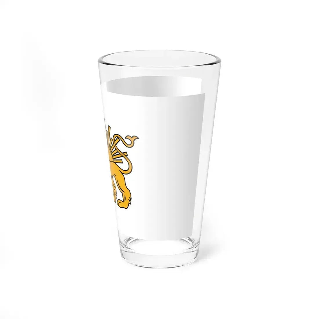 Fath Ali Shah Flag (Iran) Pint Glass 16oz - Go Mug Yourself