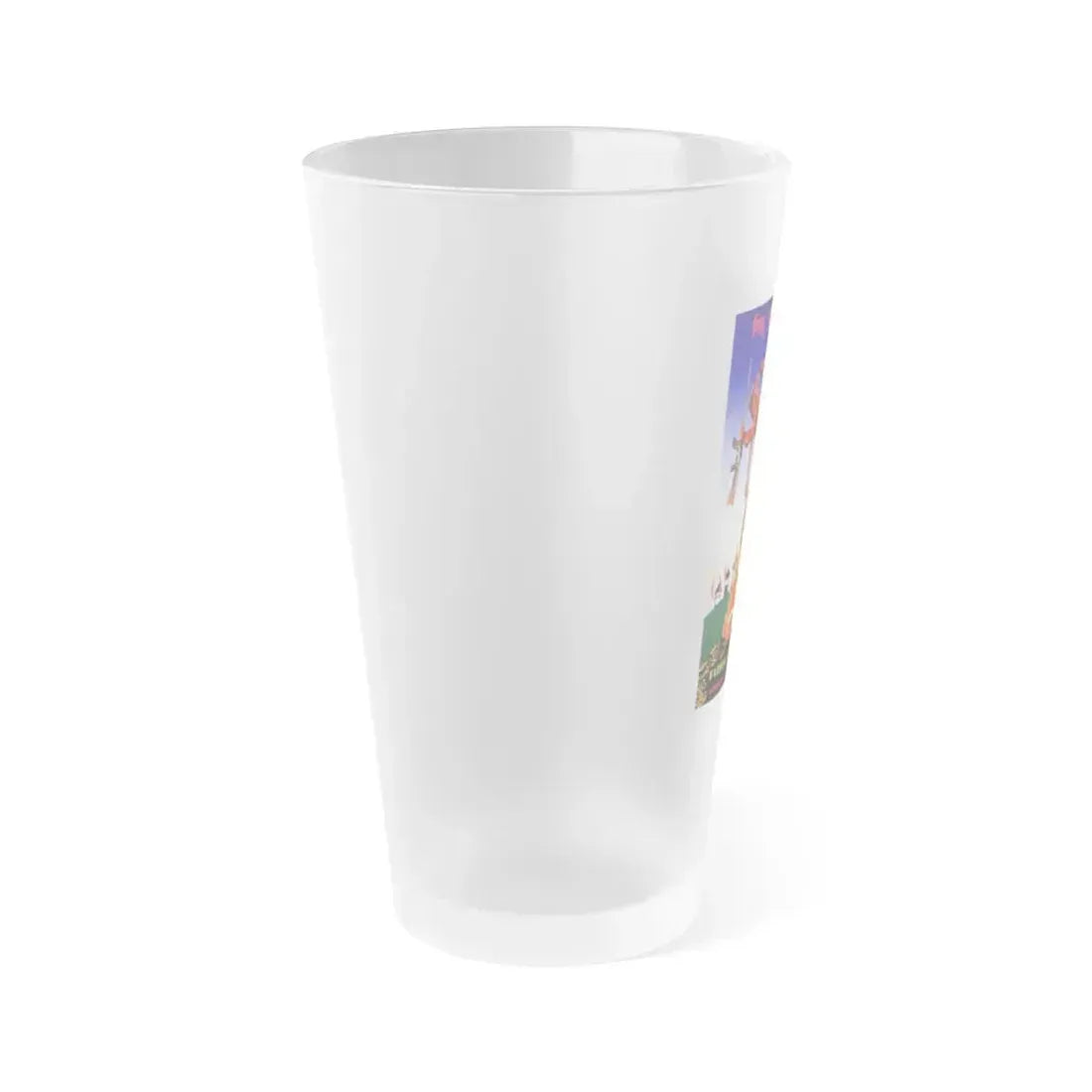 FATHER, SON AND HOLY WAR 1994 Movie Poster - Frosted Pint Glass 16oz - Go Mug Yourself