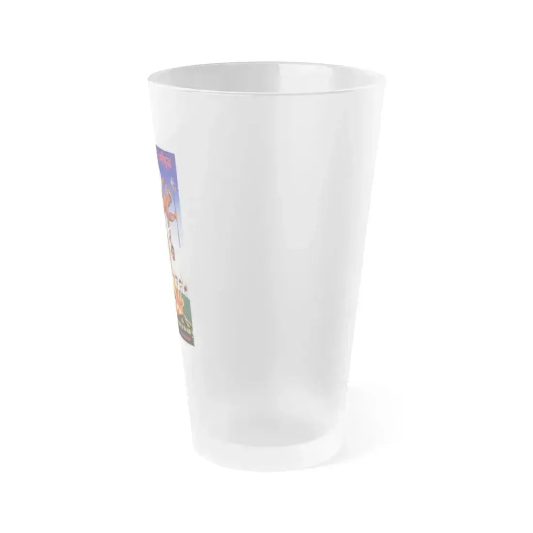 FATHER, SON AND HOLY WAR 1994 Movie Poster - Frosted Pint Glass 16oz - Go Mug Yourself