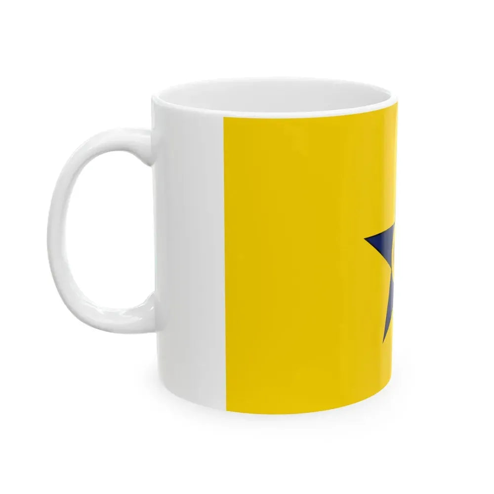 Fatima Cigarettes Iowa flag (United States) White Coffee Mug - Go Mug Yourself