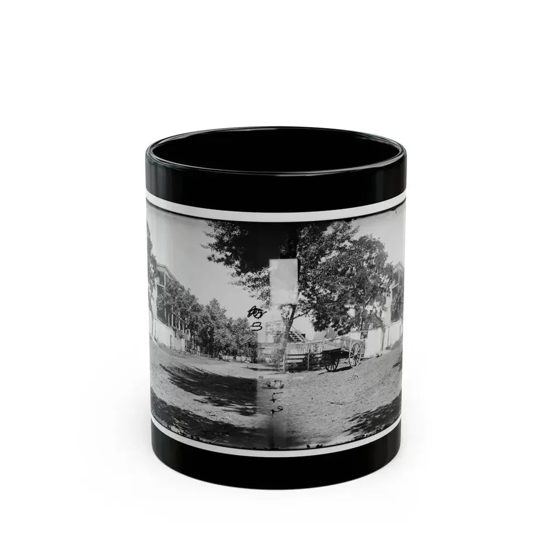 Fauquier Sulphur Springs, Va. Hotel (U.S. Civil War) Black Coffee Mug 11oz - Go Mug Yourself