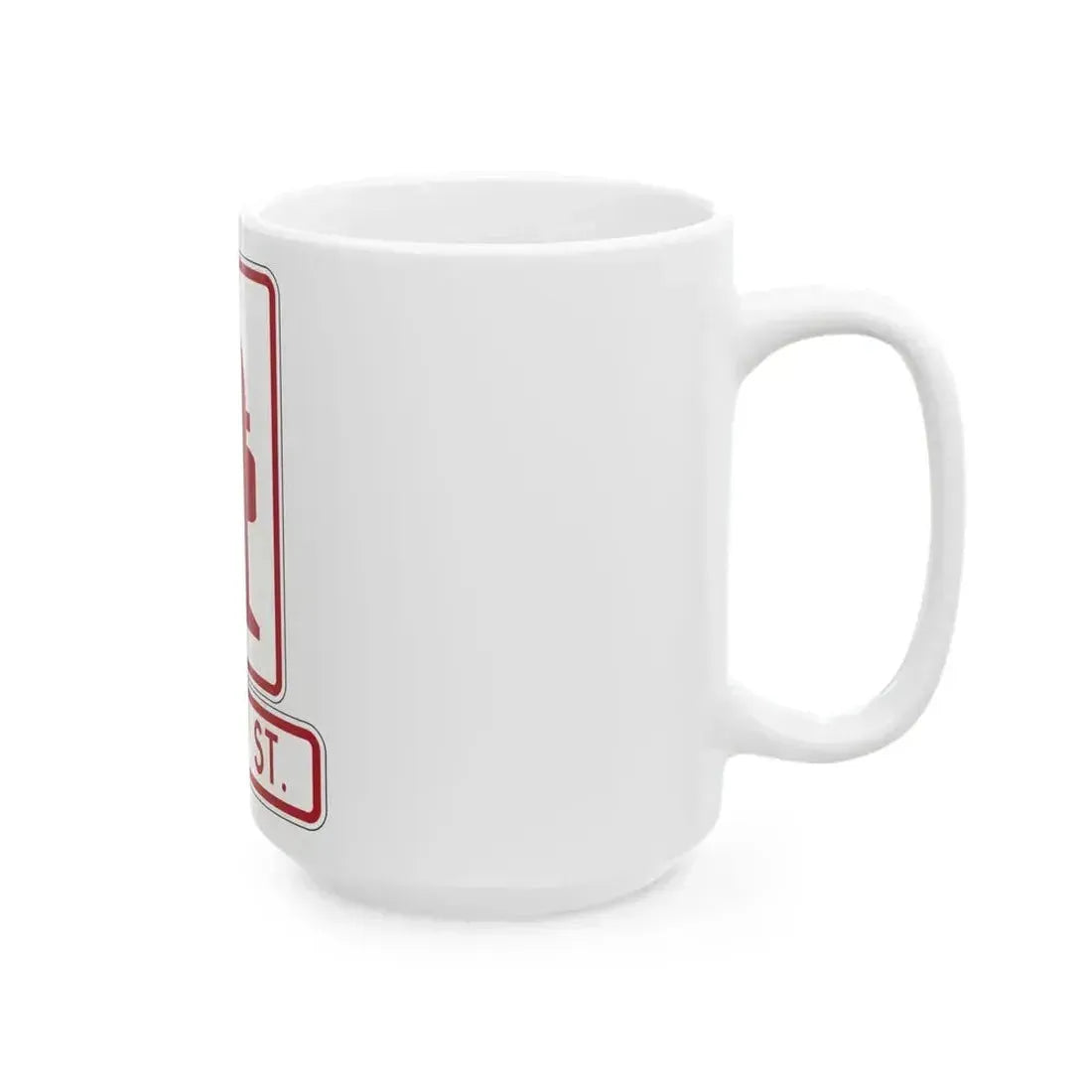 FDOT Road sign - Fire hydrant (Florida) (Road Sign) White Coffee Mug - Go Mug Yourself