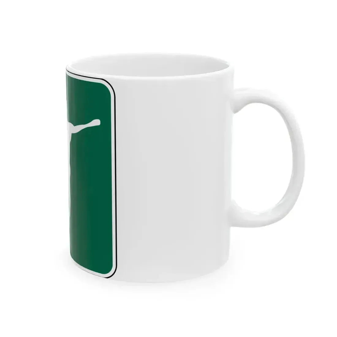 FDOT Road sign - Jai Alai (Florida) (Road Sign) White Coffee Mug - Go Mug Yourself