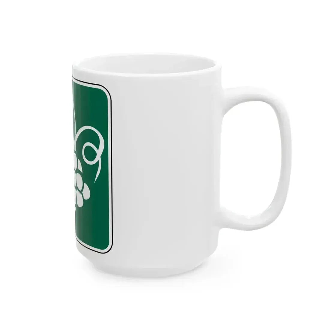 FDOT Road sign - Winery (Florida) (Road Sign) White Coffee Mug - Go Mug Yourself