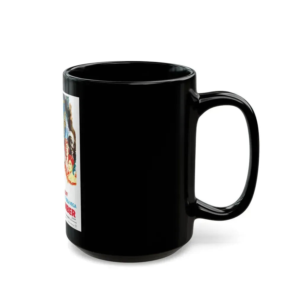 FEAR CHAMBER 1968 Movie Poster - Black Coffee Mug - Go Mug Yourself