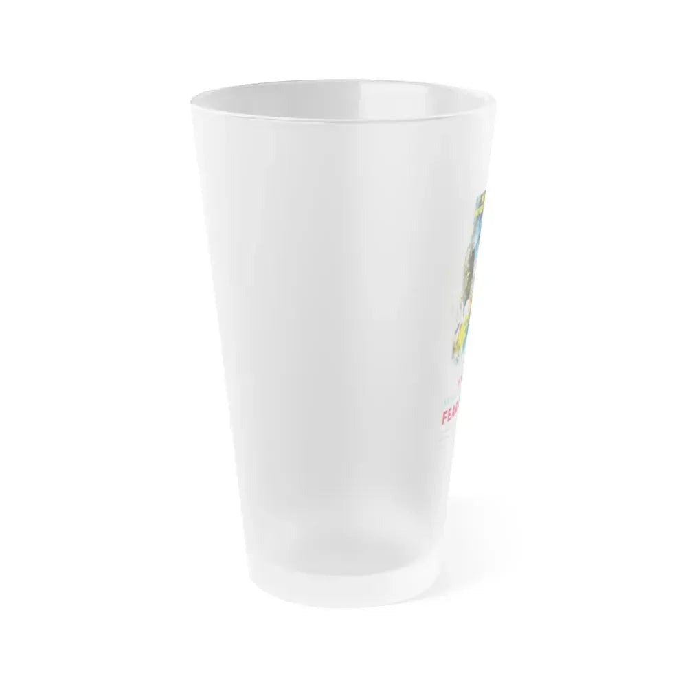 FEAR CHAMBER 1968 Movie Poster - Frosted Pint Glass 16oz - Go Mug Yourself