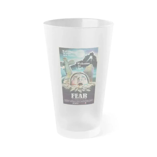 FEAR (MURDER OBSESSION) 1981 Movie Poster - Frosted Pint Glass 16oz 16oz Frosted - Go Mug Yourself