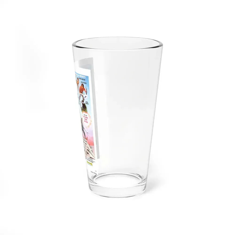 FEARLESS FIGHTERS 1971 Movie Poster - Pint Glass 16oz - Go Mug Yourself