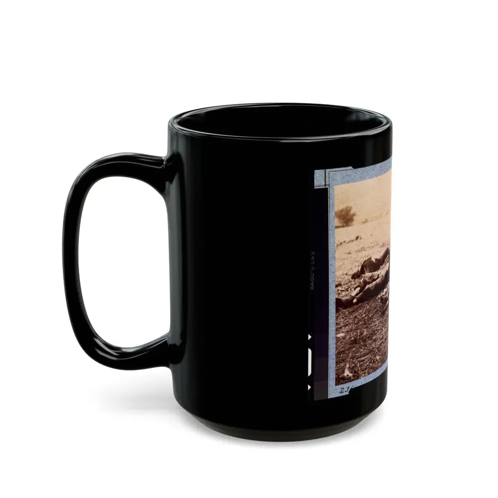 Federal Dead On The Field Of Battle Of First Day, Gettysburg, Pennsylvania (U.S. Civil War) Black Coffee Mug - Go Mug Yourself