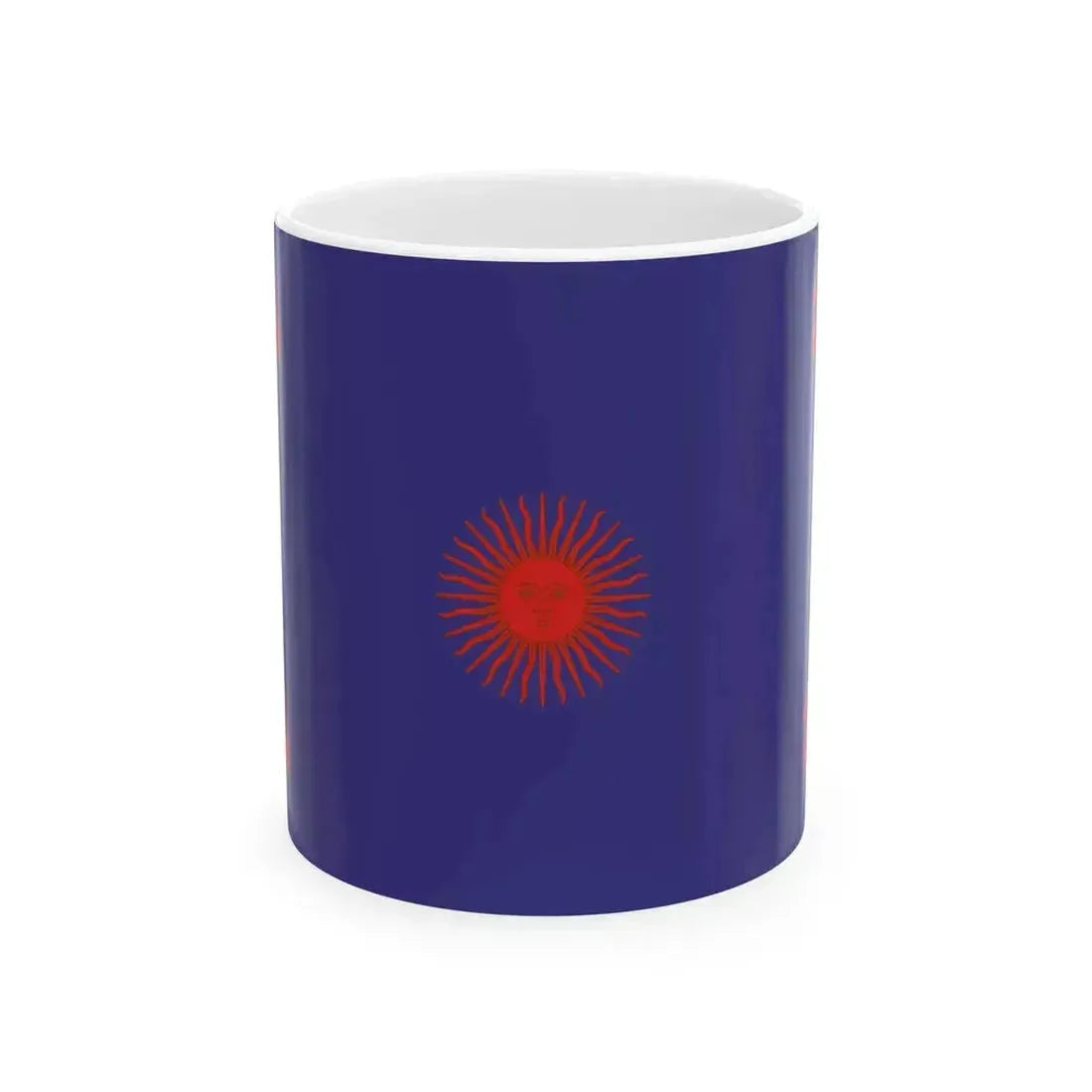 Federal Flag of Buenos Aires (Argentina) White Coffee Mug 11oz - Go Mug Yourself