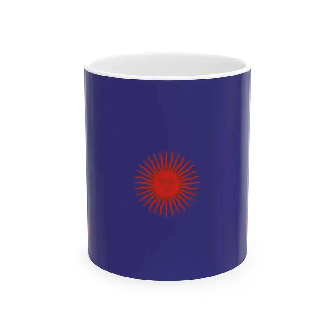 Federal Flag of Buenos Aires (Argentina) White Coffee Mug 11oz - Go Mug Yourself