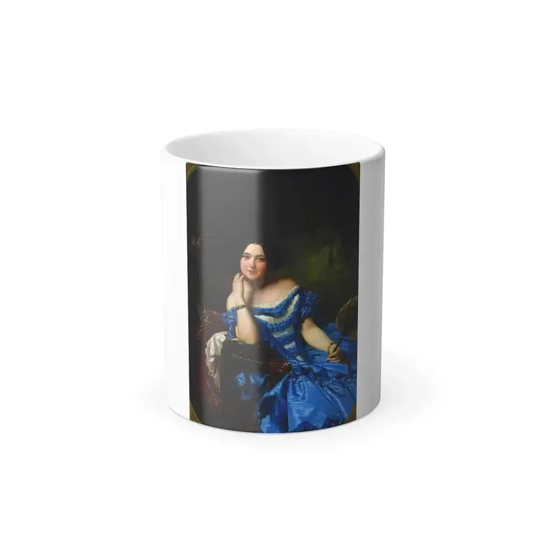 Federico de Madrazo y Kuntz (1815-1894) Amalia de Llano y Dotres, Countess of Vilches - Oil on canvas 1853 - Color Changing Mug 11oz 11oz - Go Mug Yourself