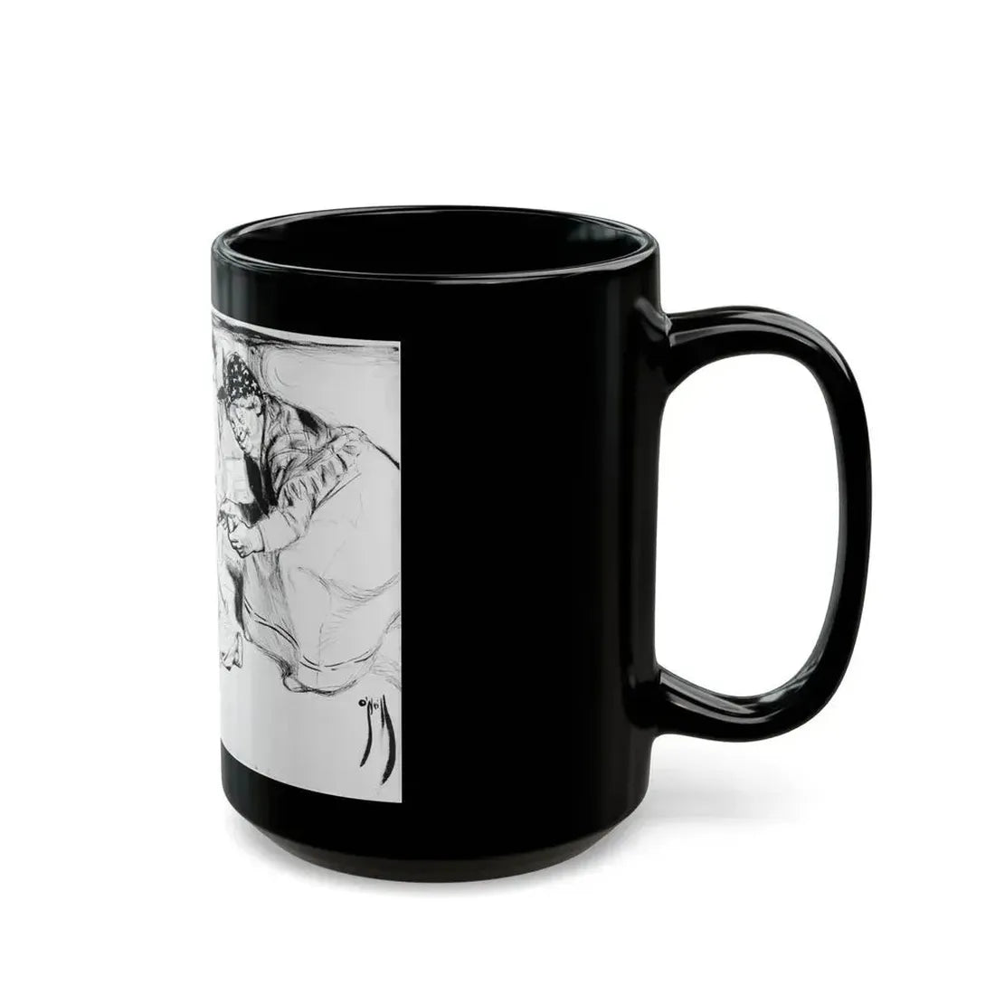 Feeding the Baby - Black Coffee Mug - Go Mug Yourself