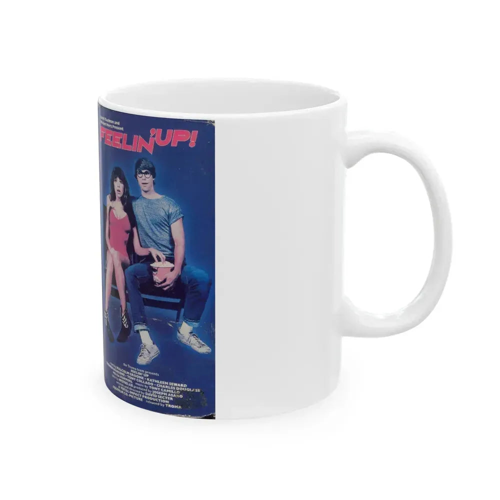 FEELIN UP VERSION 2 (VHS COVER) - White Coffee Mug - Go Mug Yourself