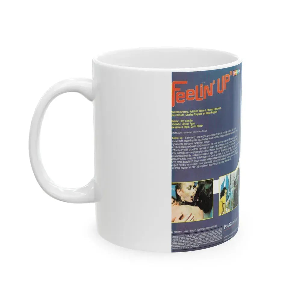 FEELIN UP VERSION 3 (VHS COVER) - White Coffee Mug - Go Mug Yourself