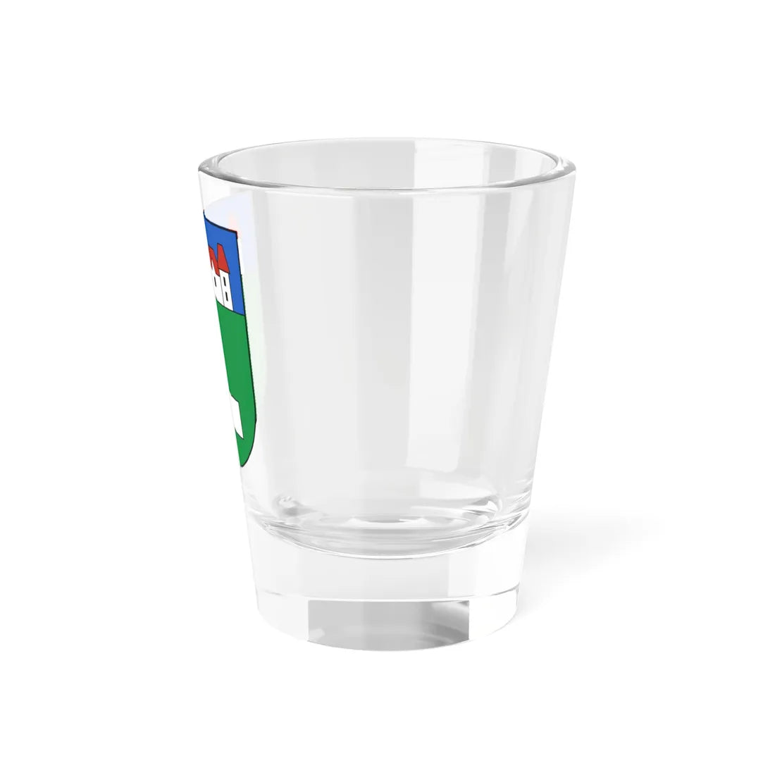 FeldbrunnenStNiklaus-blazon (Switzerland) (Coat of Arms) Shot Glass 1.5oz - Go Mug Yourself