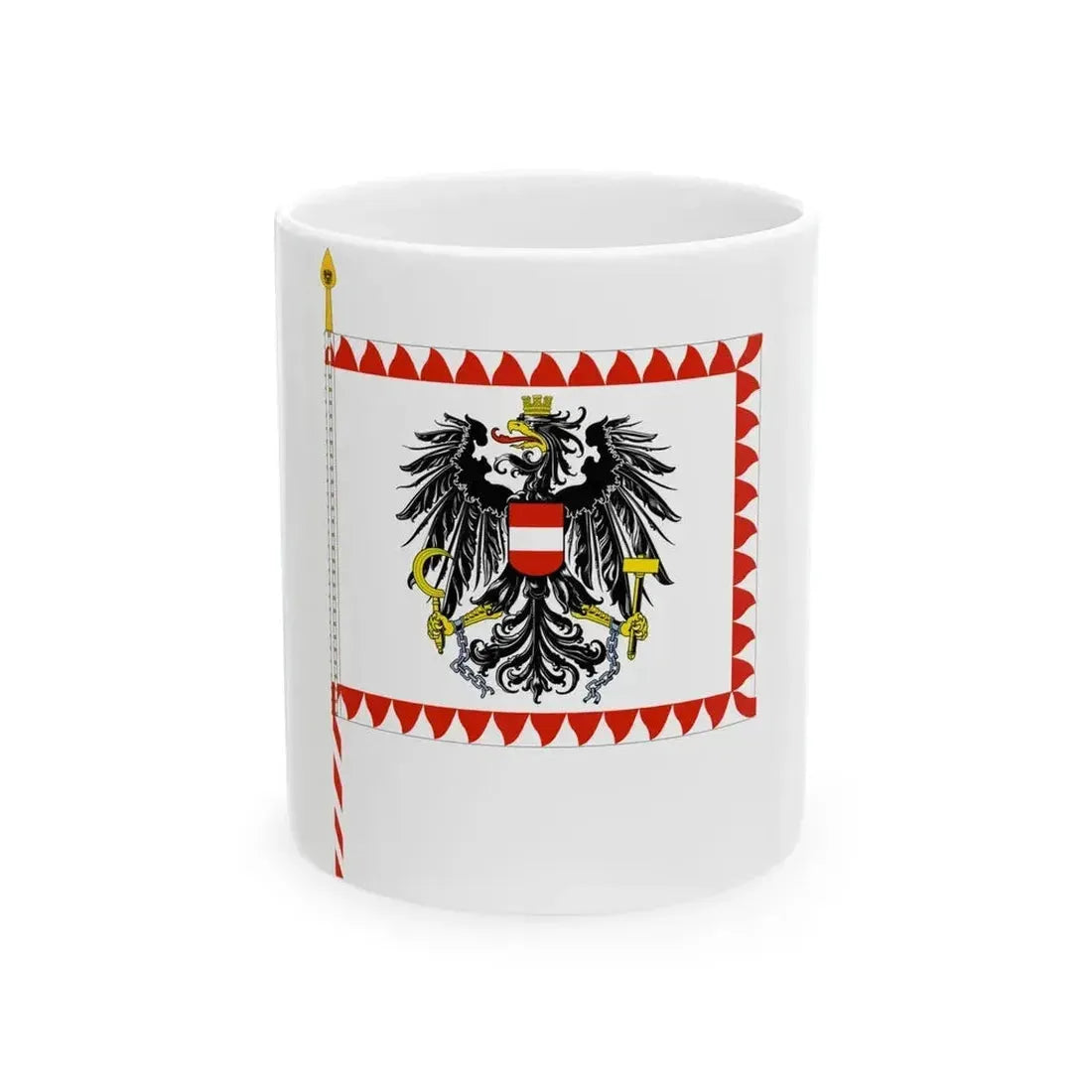 Feldzeichen Bundesheer (Austria) White Coffee Mug 11oz - Go Mug Yourself