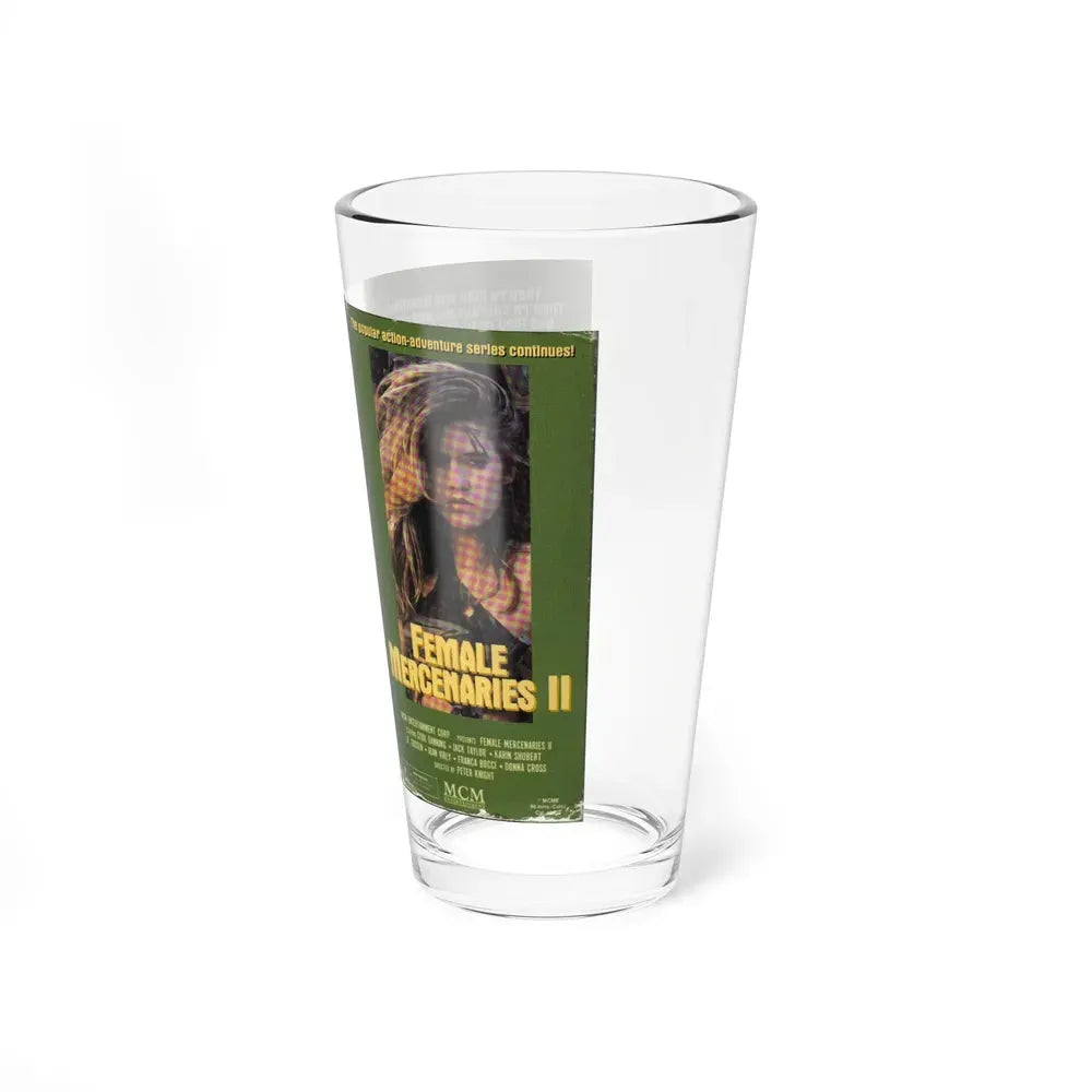 FEMALE MERCENARIES 2 (VHS COVER) Pint Glass 16oz - Go Mug Yourself