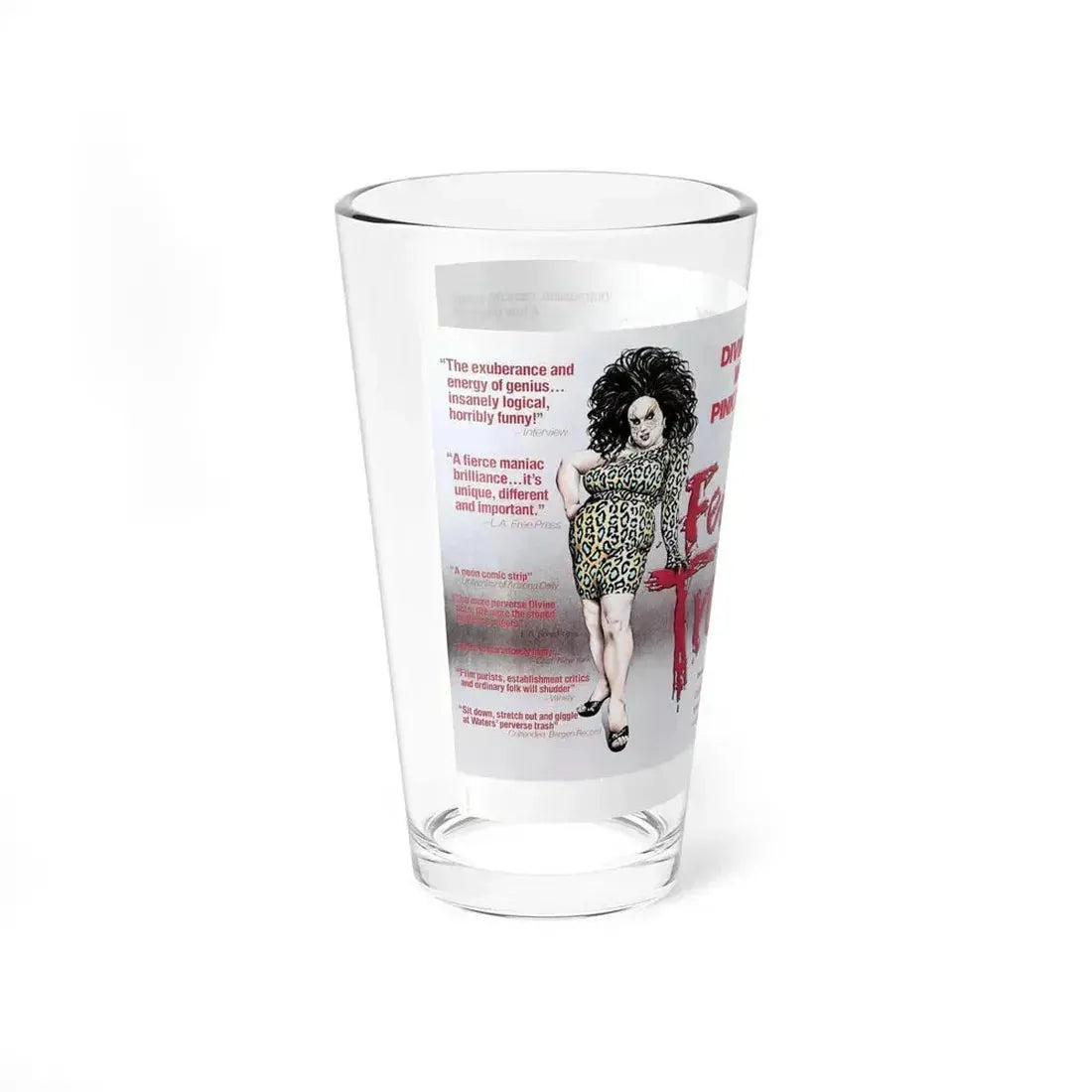 FEMALE TROUBLE 1974 Movie Poster - Pint Glass 16oz - Go Mug Yourself
