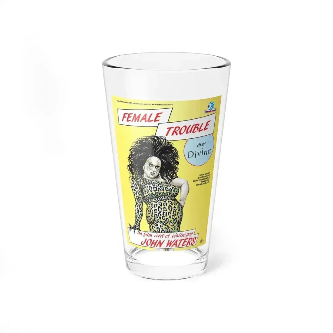 FEMALE TROUBLE (FRENCH) 1974 Movie Poster - Pint Glass 16oz 16oz - Go Mug Yourself