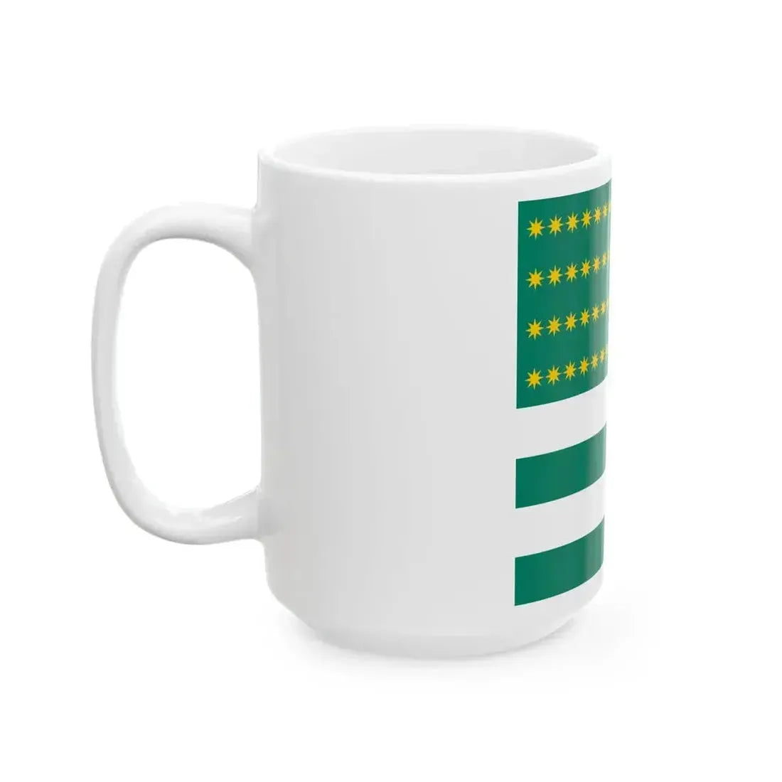 Fenian Flag 1867 (Ireland) White Coffee Mug - Go Mug Yourself