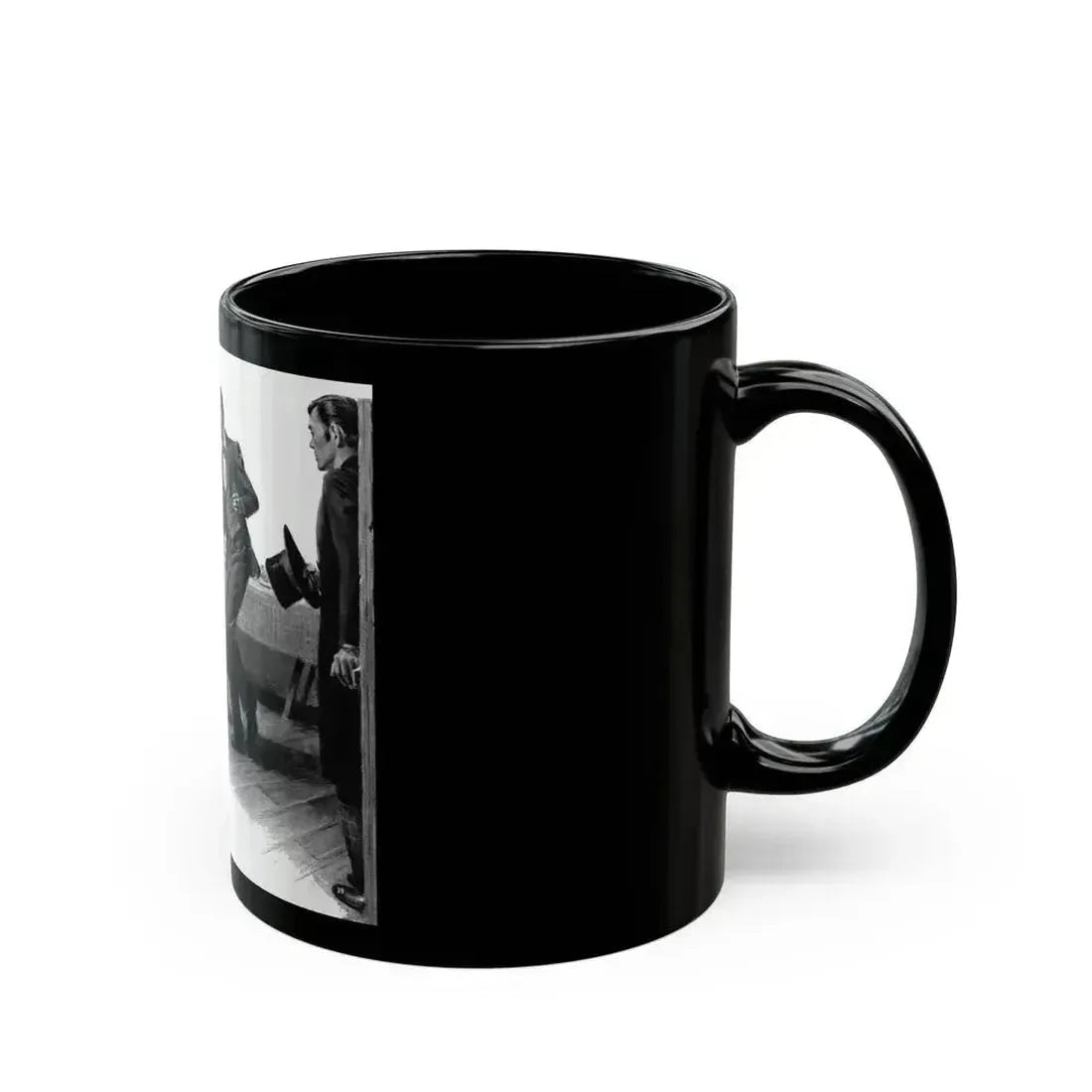 Ferry Tavern, part three, Woman's Day, August 1947 - Black Coffee Mug - Go Mug Yourself