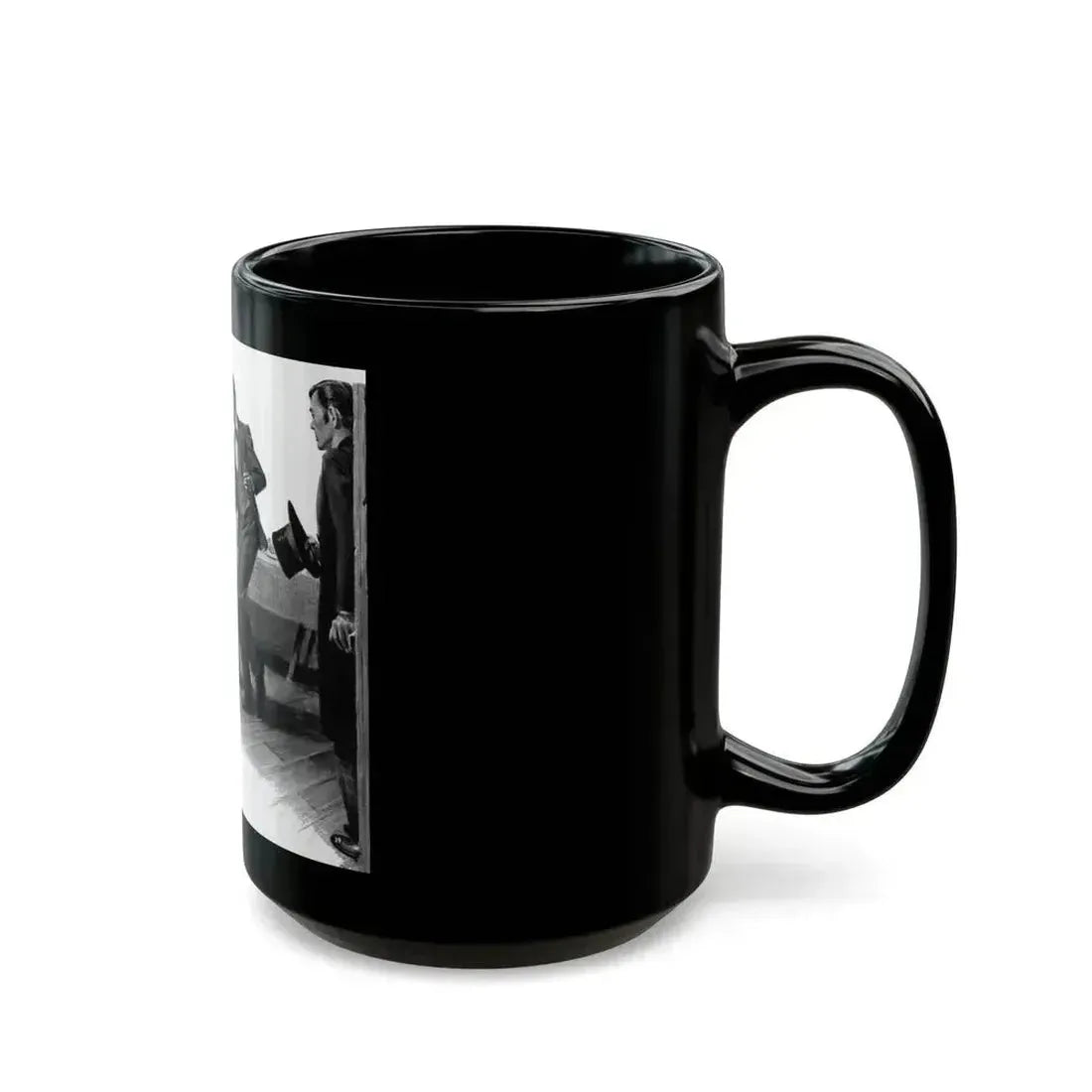 Ferry Tavern, part three, Woman's Day, August 1947 - Black Coffee Mug - Go Mug Yourself