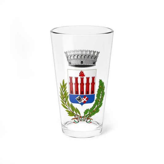 Fiamignano-Stemma (Italy) (Coat of Arms) Pint Glass 16oz 16oz - Go Mug Yourself