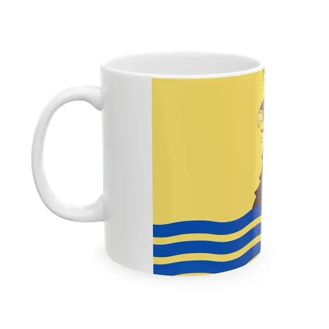 Fictional flag of Basilicata (Italy) White Coffee Mug - Go Mug Yourself