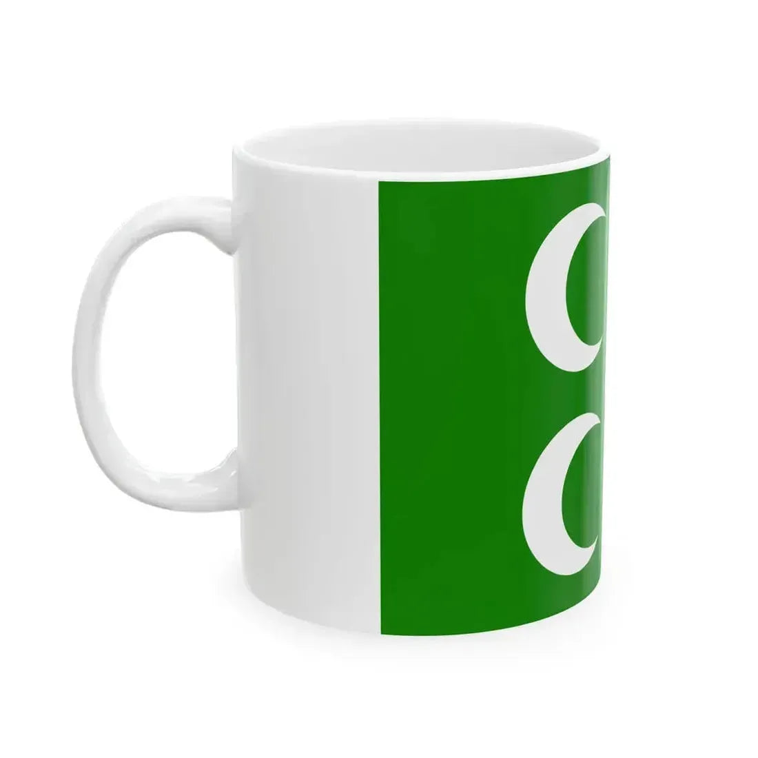 Fictitious Ottoman flag 11 (Oman) White Coffee Mug - Go Mug Yourself