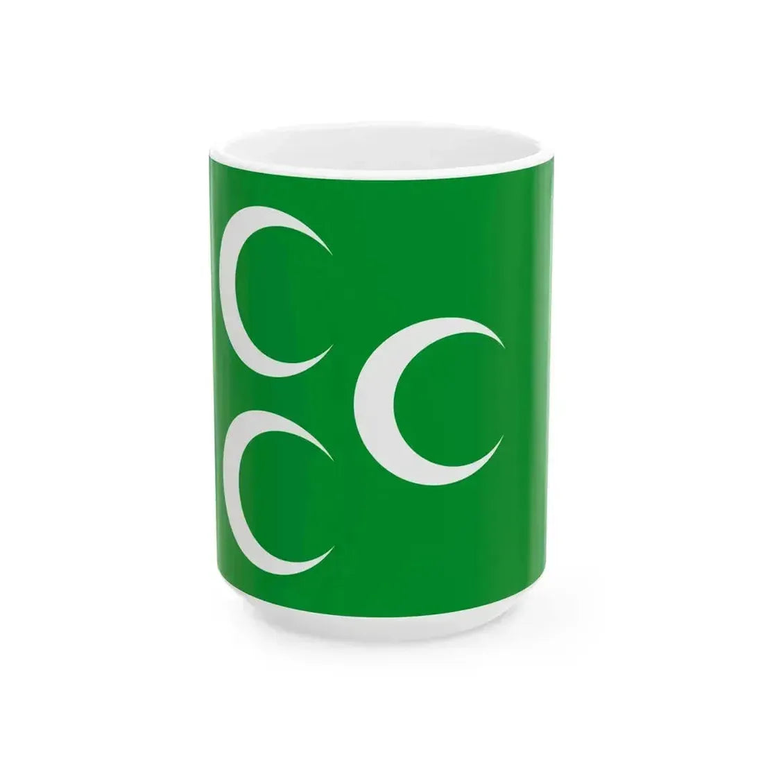 Fictitious Ottoman flag 12 (Oman) White Coffee Mug 15oz - Go Mug Yourself
