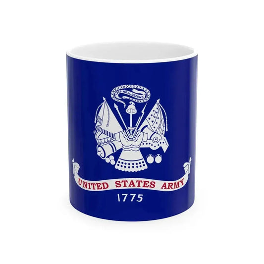 Field flag of the United States Army (United States) White Coffee Mug 11oz - Go Mug Yourself