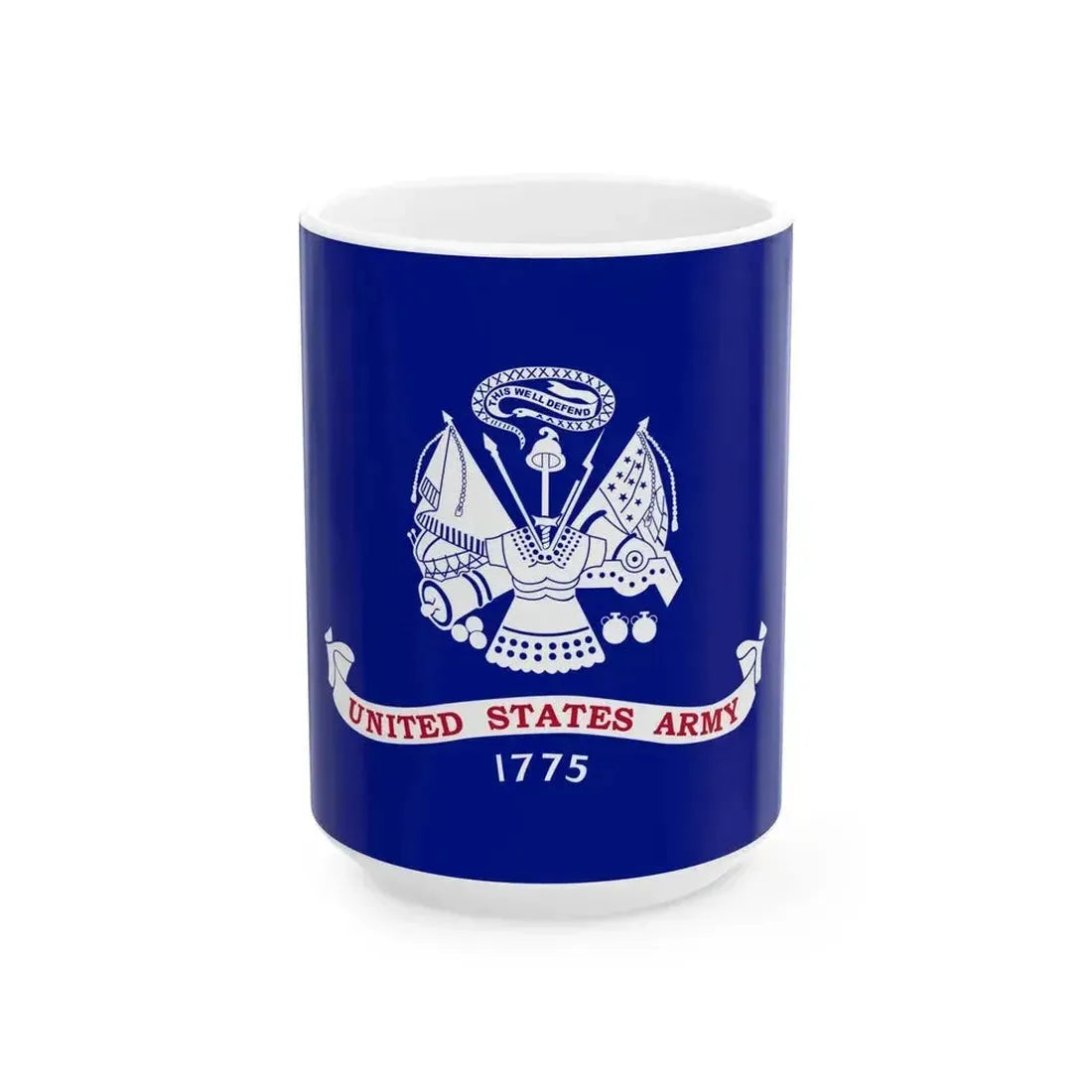 Field flag of the United States Army (United States) White Coffee Mug 15oz - Go Mug Yourself