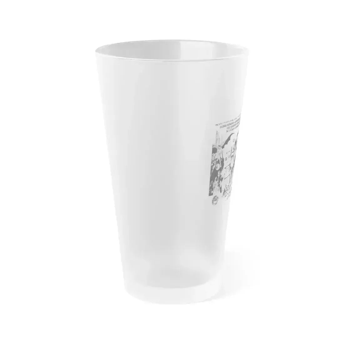 FIGHT BATMAN FIGHT (2) 1973 Movie Poster - Frosted Pint Glass 16oz - Go Mug Yourself