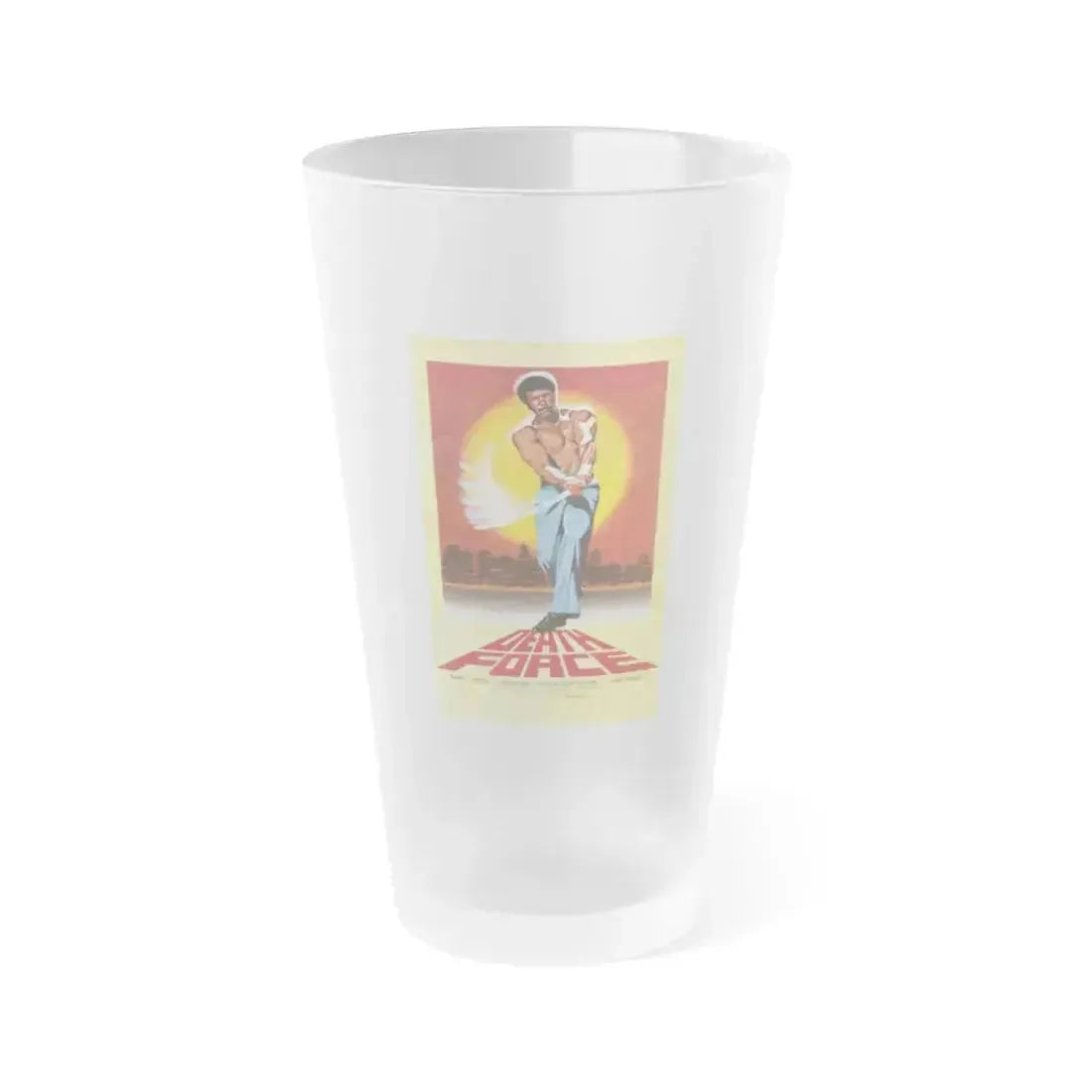 FIGHTING MAD (DEATH FORCE) (2) 1978 Movie Poster - Frosted Pint Glass 16oz 16oz Frosted - Go Mug Yourself