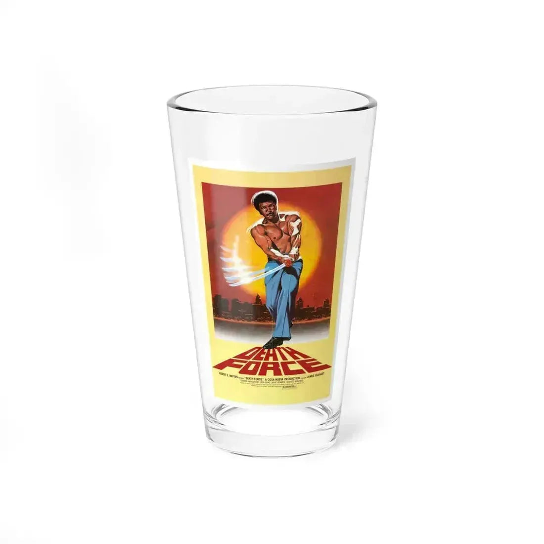 FIGHTING MAD (DEATH FORCE) (2) 1978 Movie Poster - Pint Glass 16oz 16oz - Go Mug Yourself