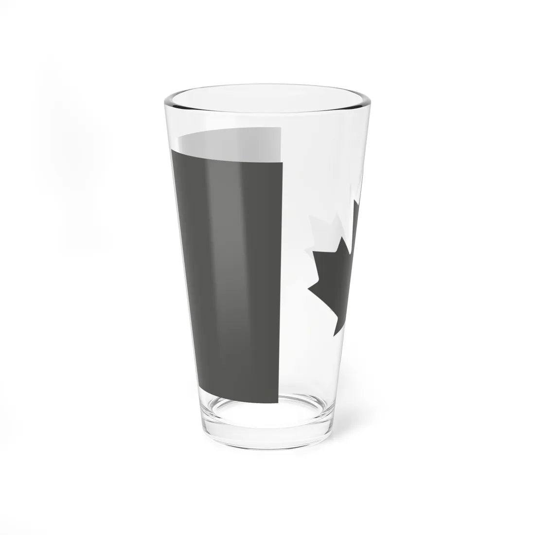 Fin Flash of Canada Low Visibility (Canada) Pint Glass 16oz - Go Mug Yourself