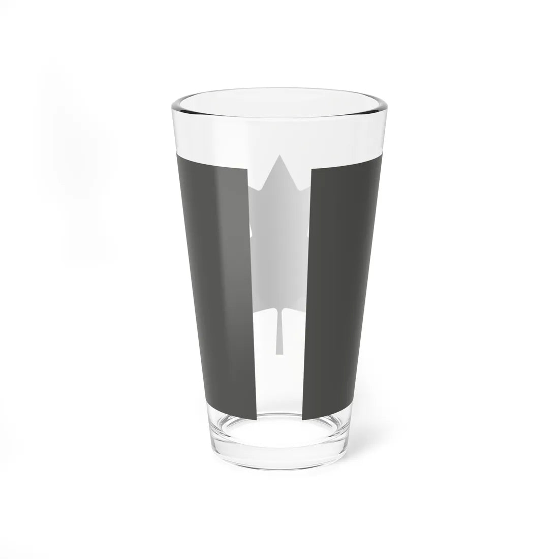 Fin Flash of Canada Low Visibility (Canada) Pint Glass 16oz - Go Mug Yourself