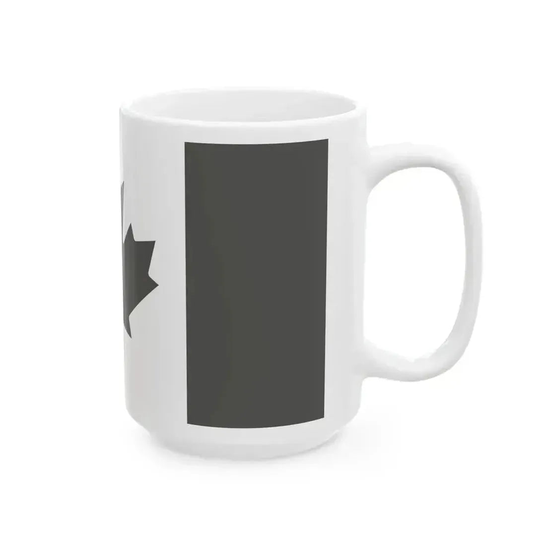 Fin Flash of Canada Low Visibility (Canada) White Coffee Mug - Go Mug Yourself