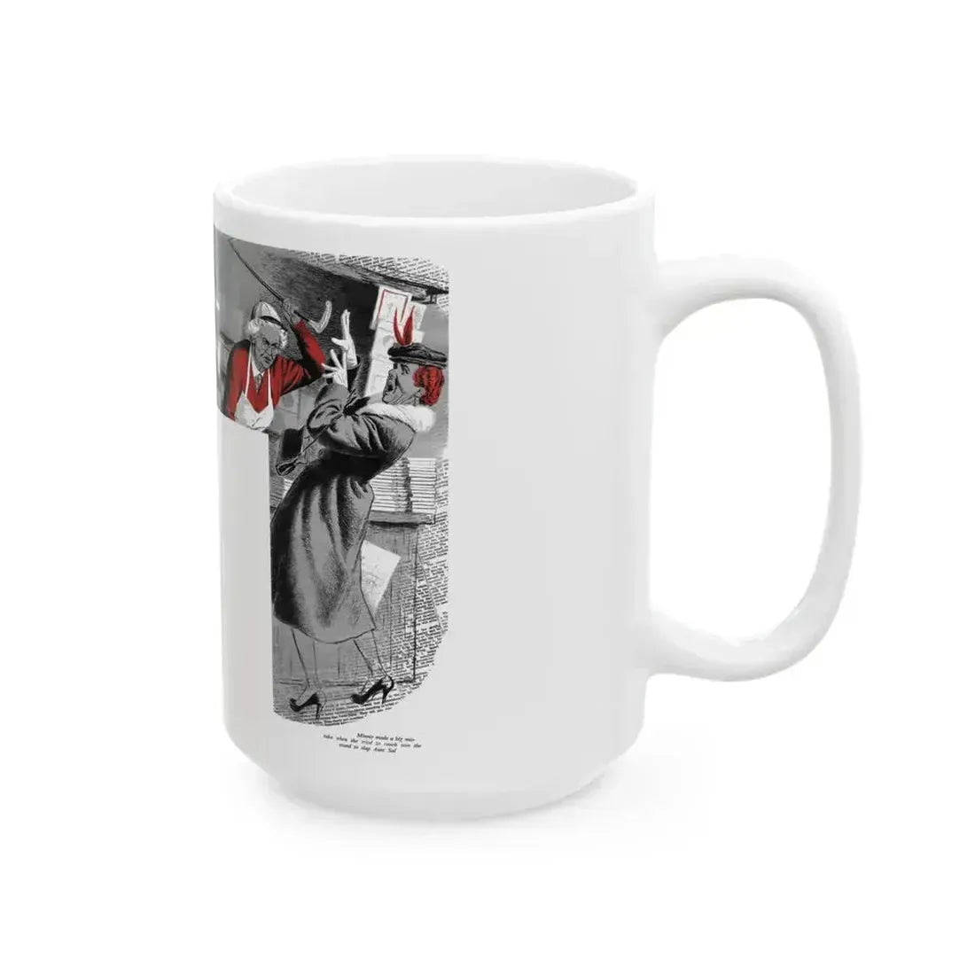 Final Edition, The American Magazine, March 1952 - White Coffee Mug - Go Mug Yourself