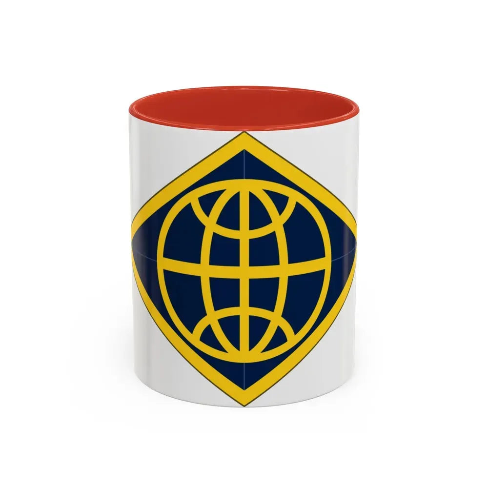 Financial Management Command (U.S. Army) Accent Coffee Mug 11oz Red - Go Mug Yourself
