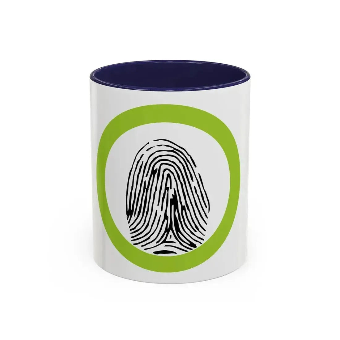 Fingerprinting (Boy Scout Merit Badge) Accent Coffee Mug 11oz Navy - Go Mug Yourself