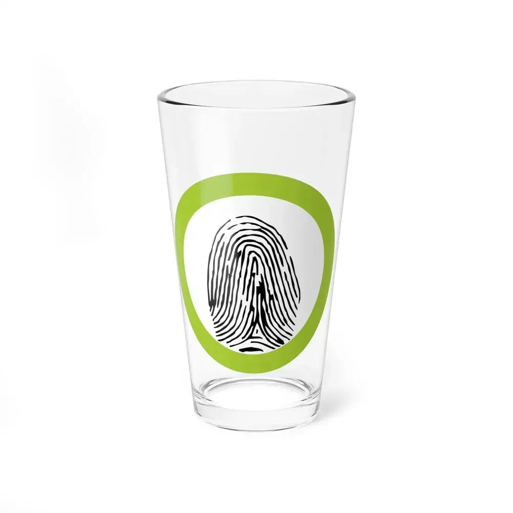 Fingerprinting (Boy Scout Merit Badge) Pint Glass 16oz 16oz - Go Mug Yourself