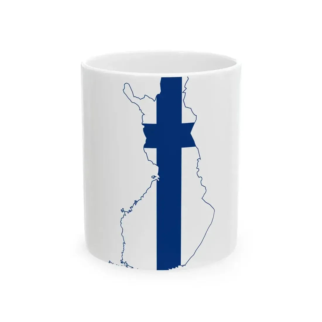 Finland stub POL (Finland) White Coffee Mug 11oz - Go Mug Yourself