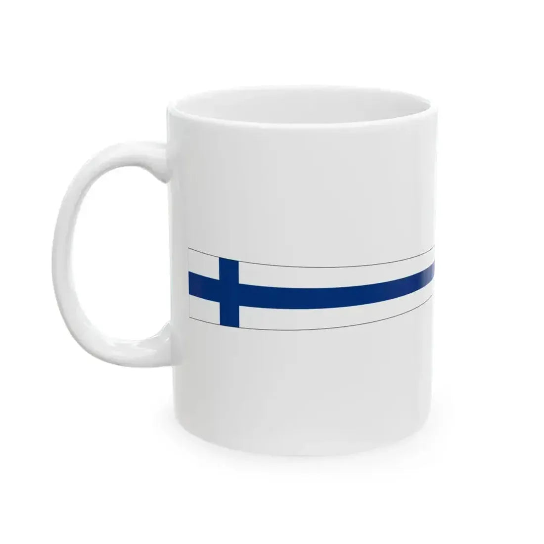 Finnish general pennant (Finland) White Coffee Mug - Go Mug Yourself