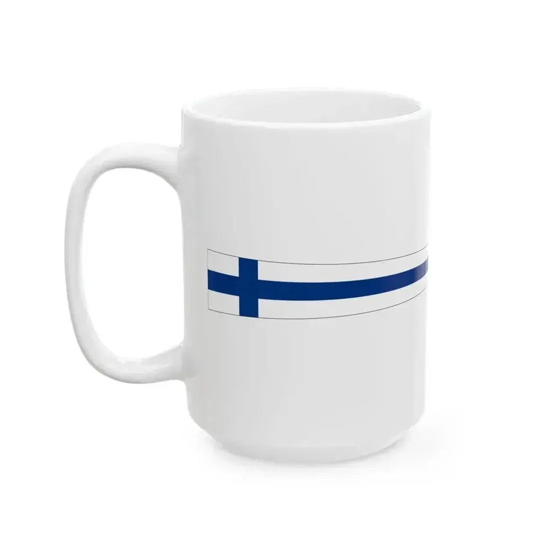 Finnish general pennant (Finland) White Coffee Mug - Go Mug Yourself