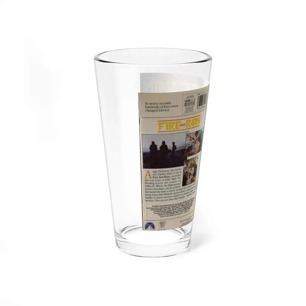 FIRE AND RAIN (VHS COVER) Pint Glass 16oz - Go Mug Yourself