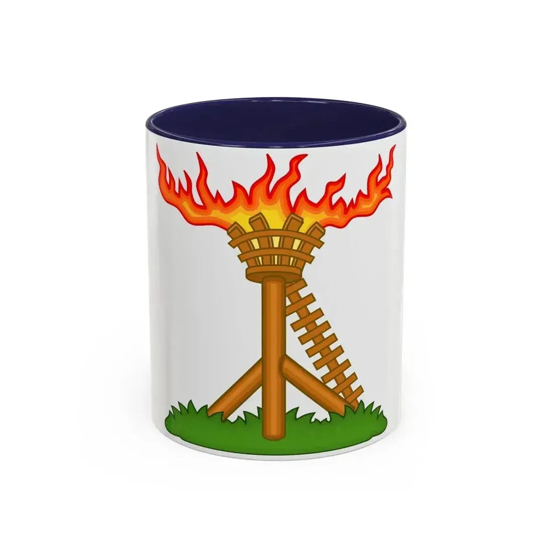 Fire Beacon Badge of Henry V - Accent Coffee Mug 11oz Navy - Go Mug Yourself