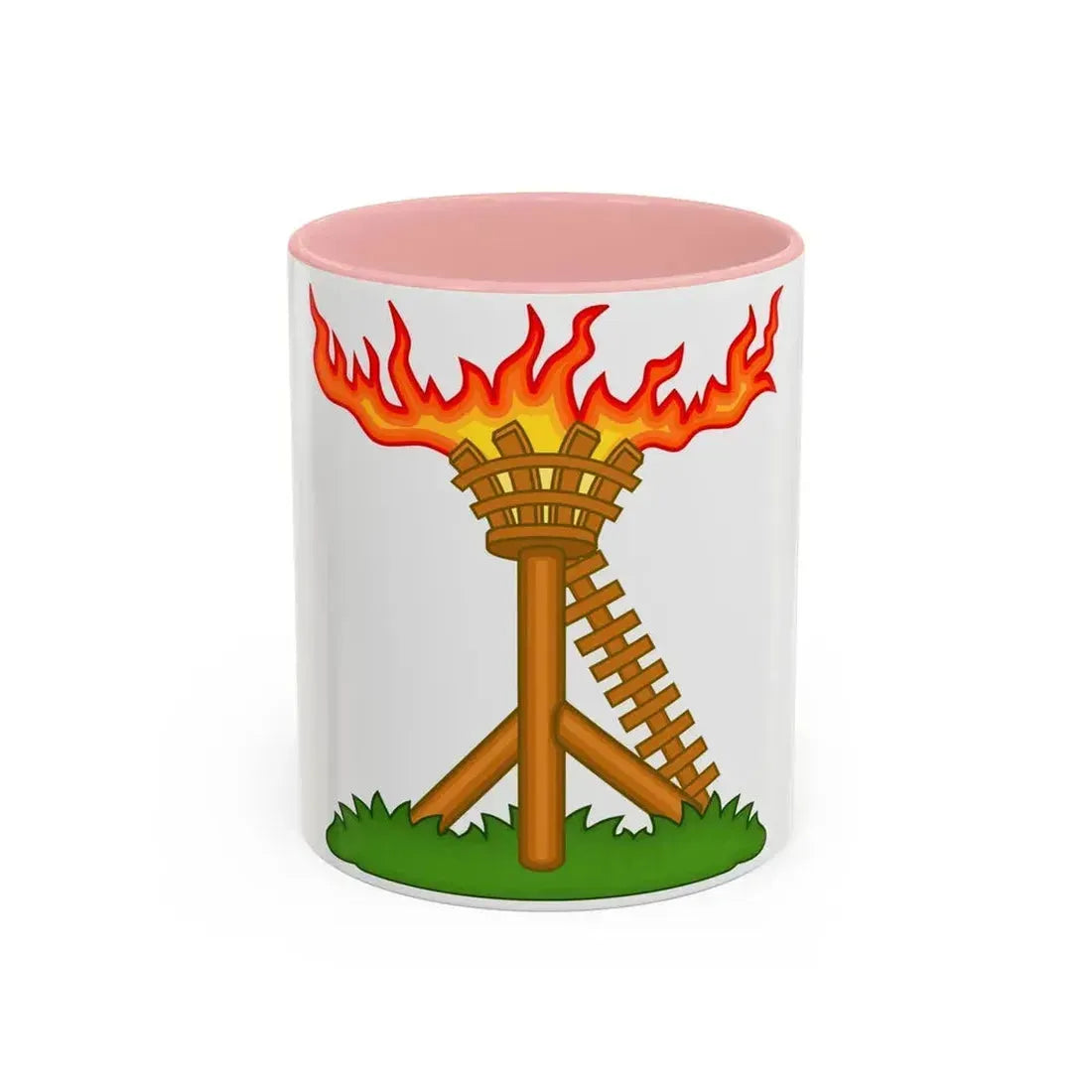 Fire Beacon Badge of Henry V - Accent Coffee Mug 11oz Pink - Go Mug Yourself