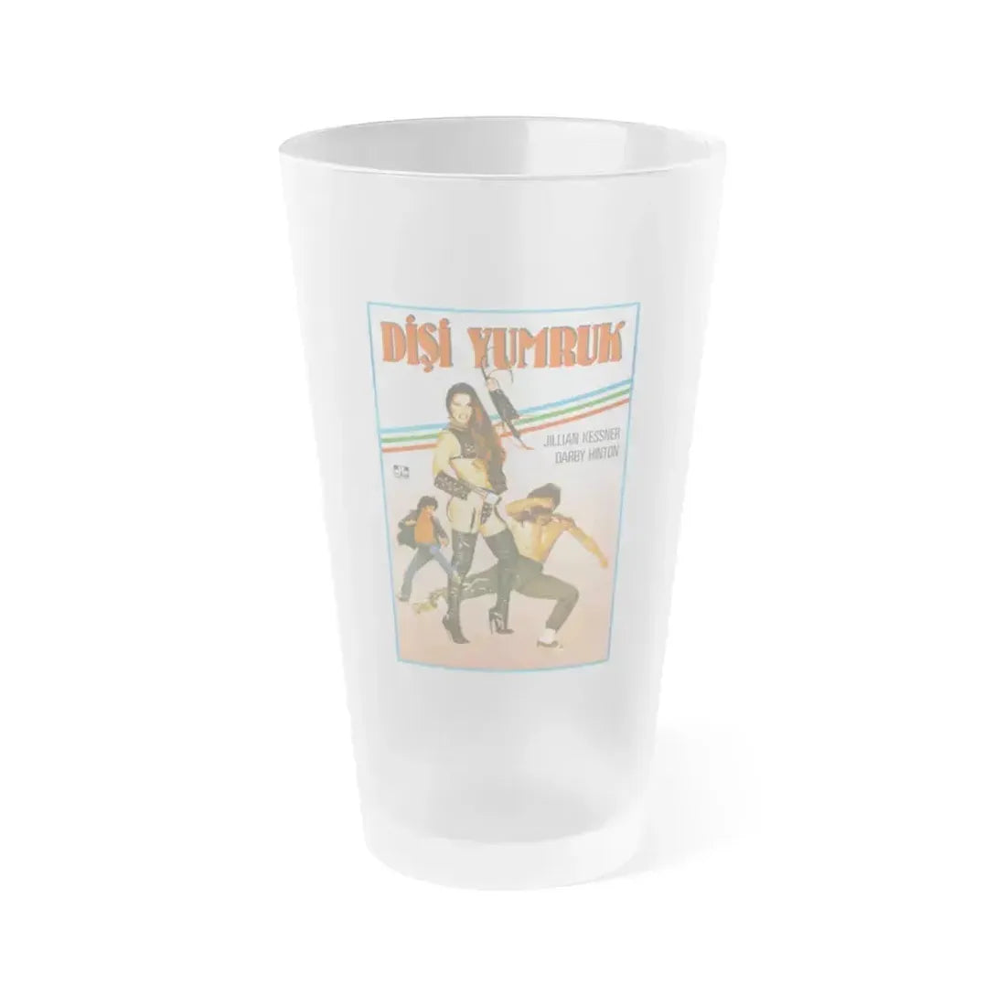 FIRECRACKER (TURKISH) 1981 Movie Poster - Frosted Pint Glass 16oz 16oz Frosted - Go Mug Yourself